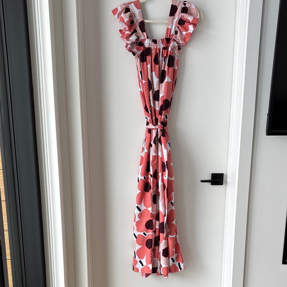 Floral Ruffle Maxi jumpsuit